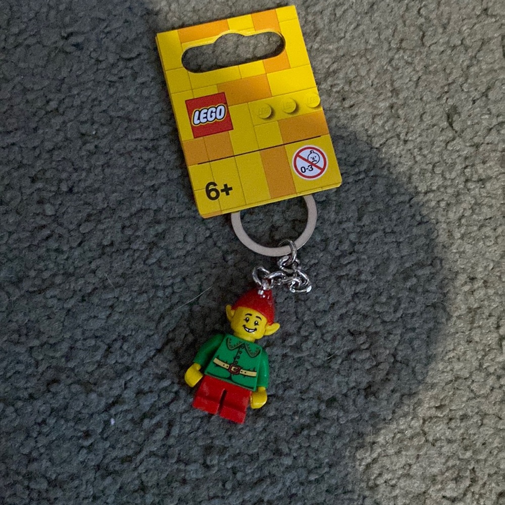 Lego elf key chain